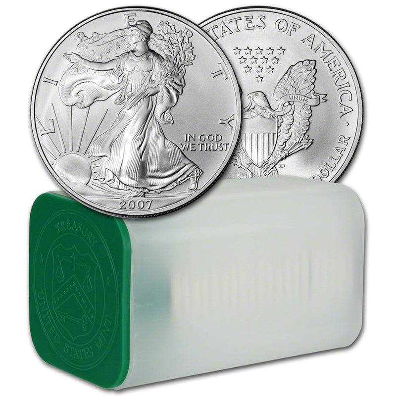 Tube of 20 - 2007 1 oz American Silver Eagles - Ultimate Investment Collection!