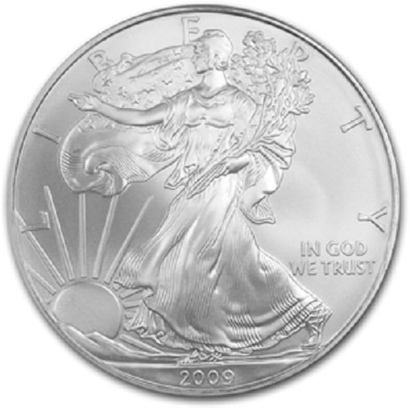 Complete Tube of 20 - 2009 1 oz American Silver Eagle Coins - Perfect for Collectors!