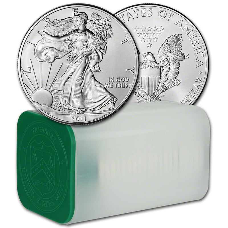 Premium Set of 20 - 2011 1 oz American Silver Eagle Coins (Tube Collection)