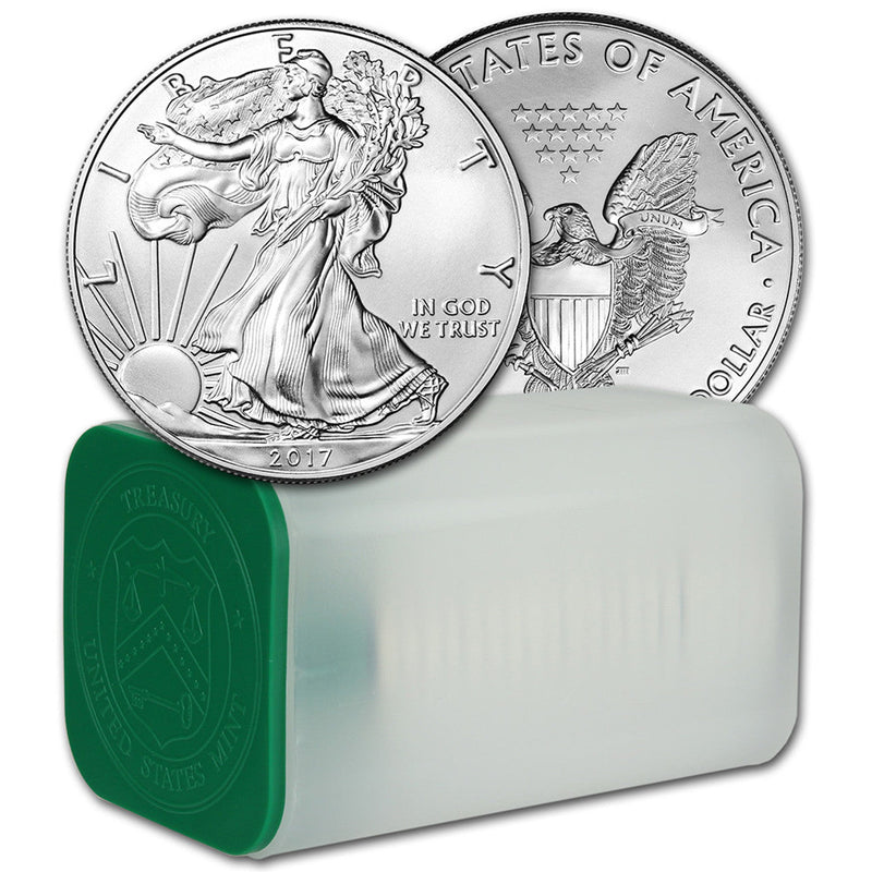 20-Coin Tube of 2017 1 oz American Silver Eagles - Premium Silver Investment