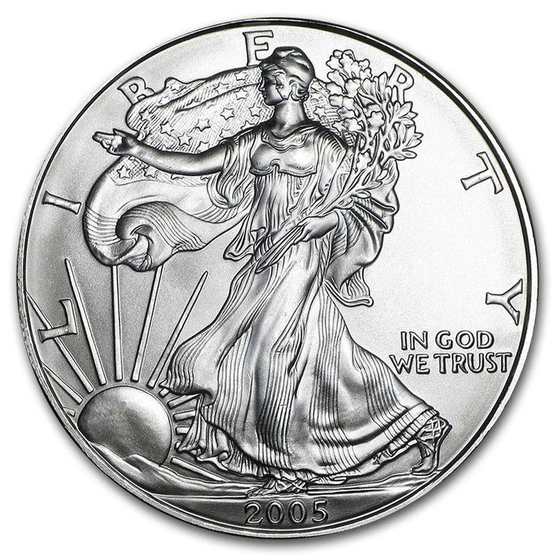 2005 American Silver Eagle - Stunning Uncirculated .999 Fine Silver Coin