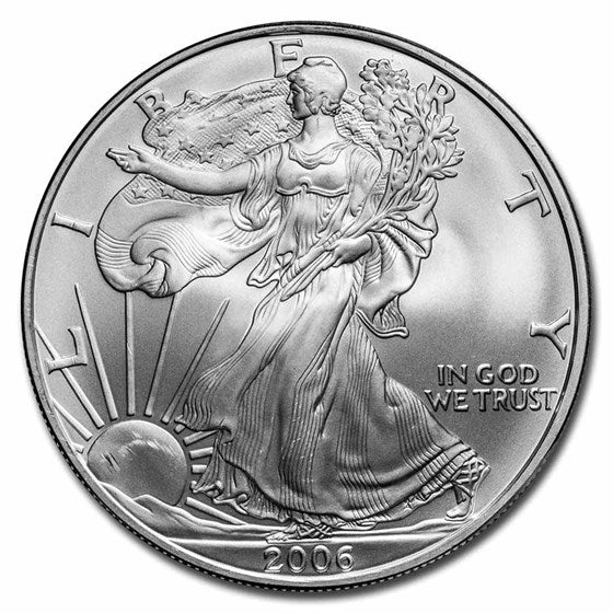 2006 American Silver Eagle - Pristine .999 Fine Silver Coin from the US