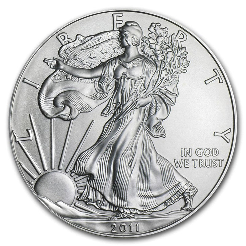 2011 Uncirculated American Silver Eagle - Pure .999 Fine Silver Coin