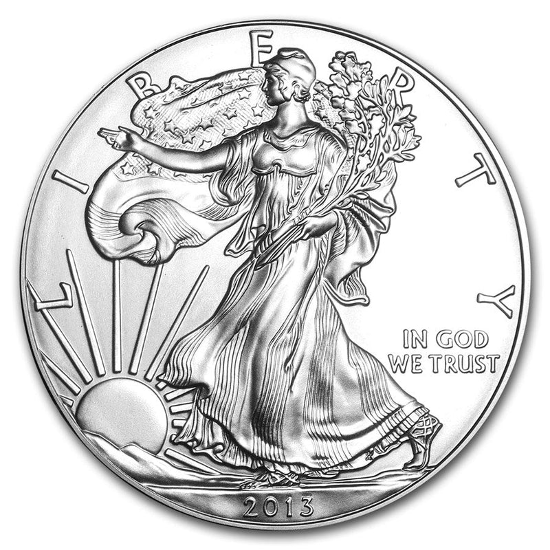 2013 Uncirculated American Silver Eagle - .999 Fine Silver Coin