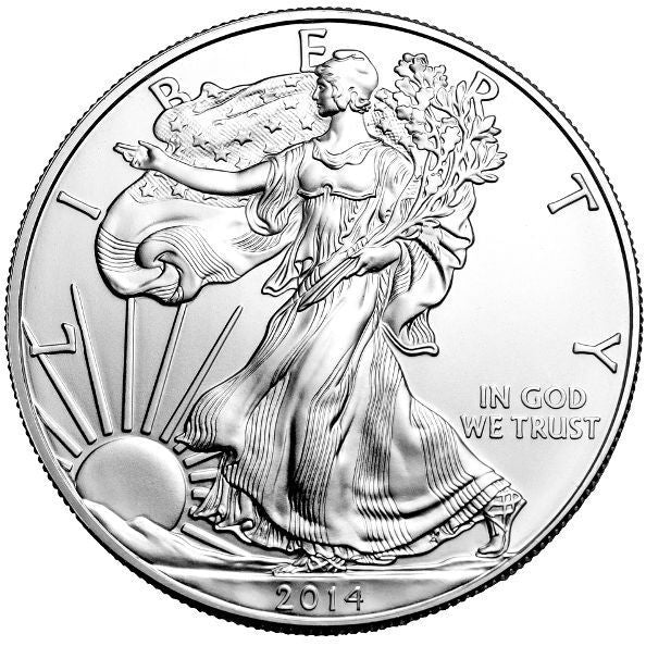 Uncirculated 2014 American Silver Eagle - Pure .999 Fine Silver Coin