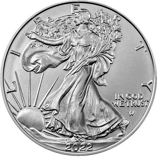 2022 Uncirculated American Silver Eagle - .999 Fine Silver Treasure