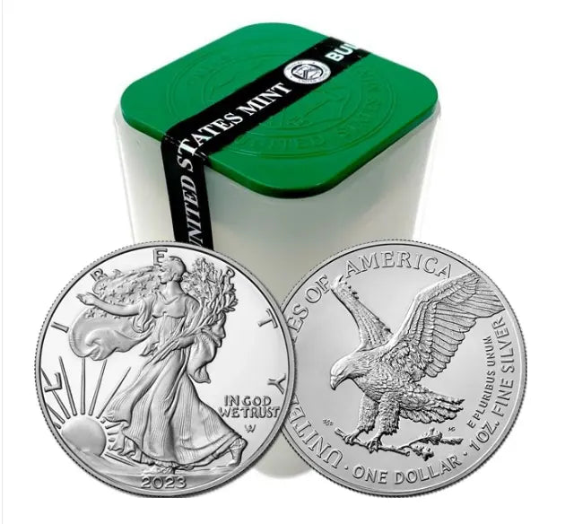 2023 1 oz American Silver Eagle - Convenient Tube of 20 Coins