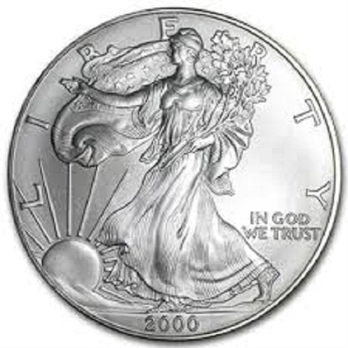 2000 American Silver Eagle - Brilliant Uncirculated .999 Fine Silver Coin