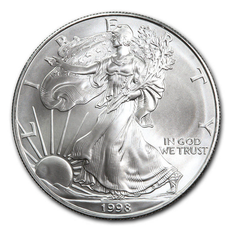 Tube of 20 - 1998 1 oz American Silver Eagles - A Precious Collectible Set!